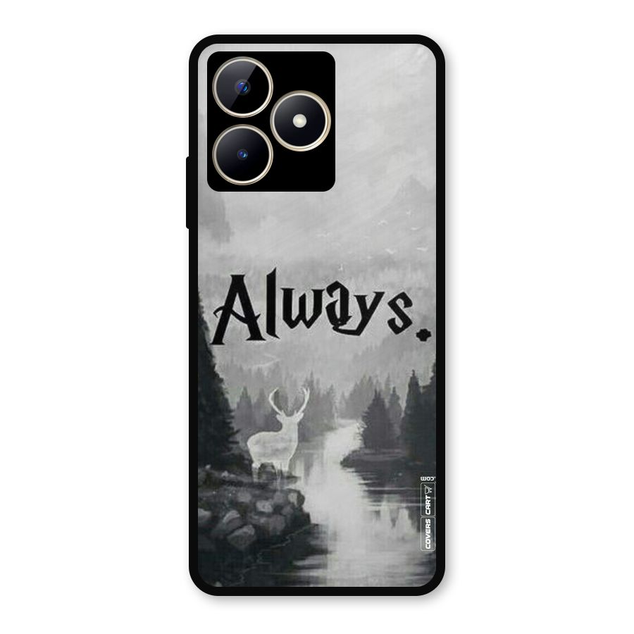 Invisible Deer Metal Back Case for Realme C53