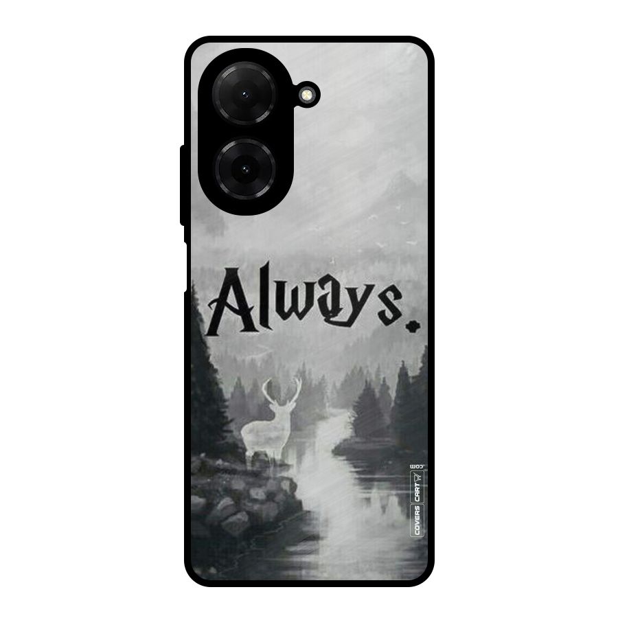Invisible Deer Metal Back Case for Redmi A5 4G
