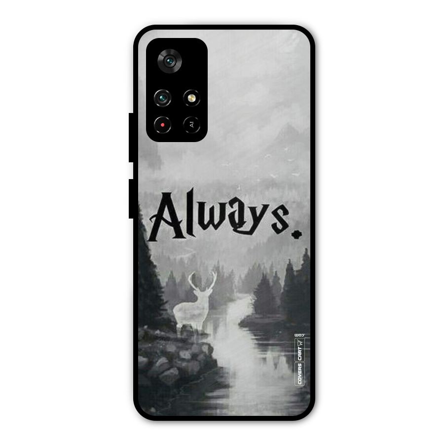 Invisible Deer Metal Back Case for Redmi Note 11T 5G