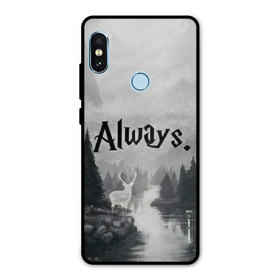Invisible Deer Metal Back Case for Redmi Note 5 Pro