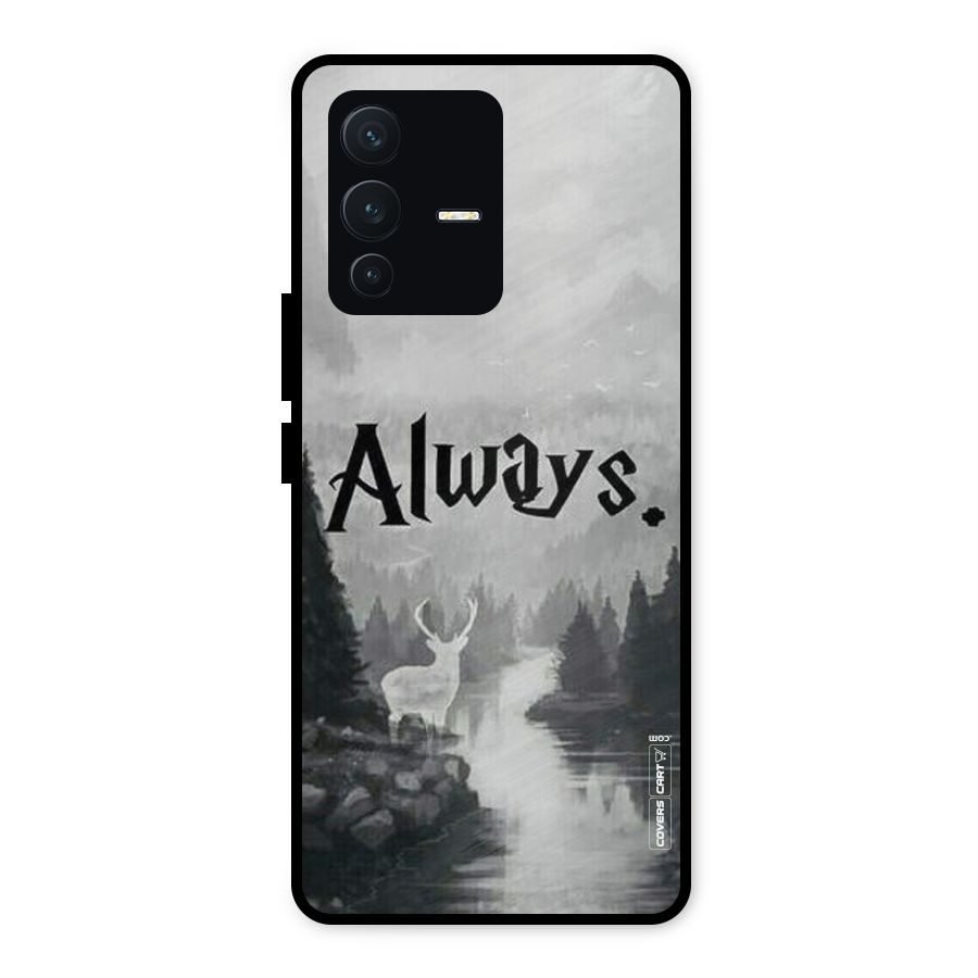Invisible Deer Metal Back Case for Vivo V23 5G