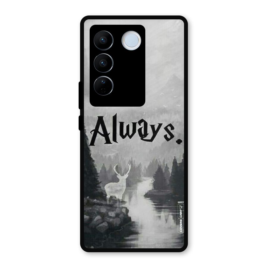 Invisible Deer Metal Back Case for Vivo V27