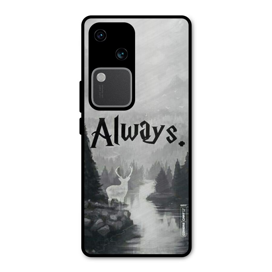 Invisible Deer Metal Back Case for Vivo V30