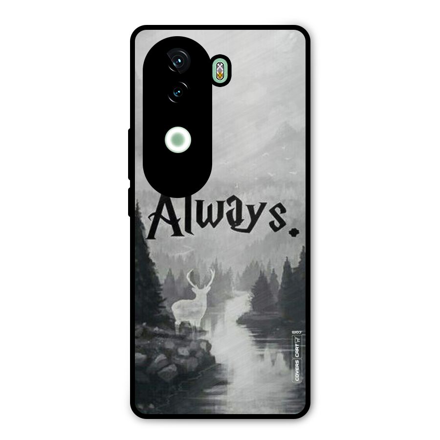 Invisible Deer Metal Back Case for Vivo V40e