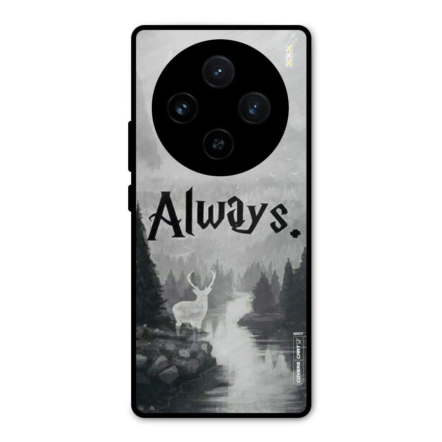 Invisible Deer Metal Back Case for Vivo X100