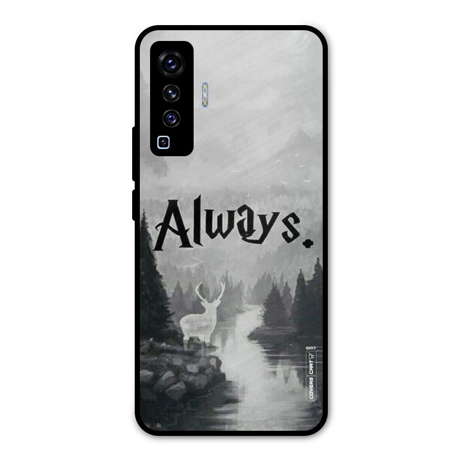 Invisible Deer Metal Back Case for Vivo X50