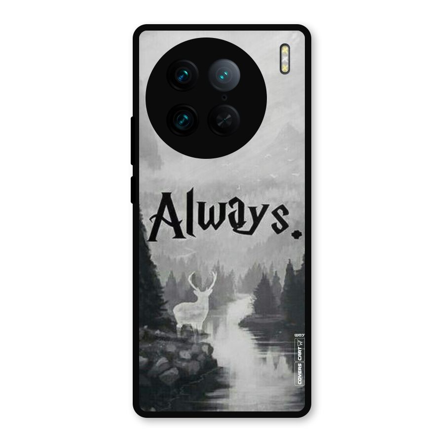 Invisible Deer Metal Back Case for Vivo X90 Pro