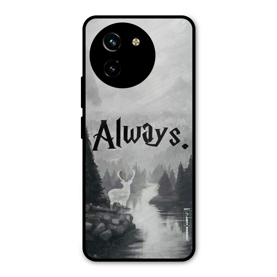 Invisible Deer Metal Back Case for Vivo Y200i
