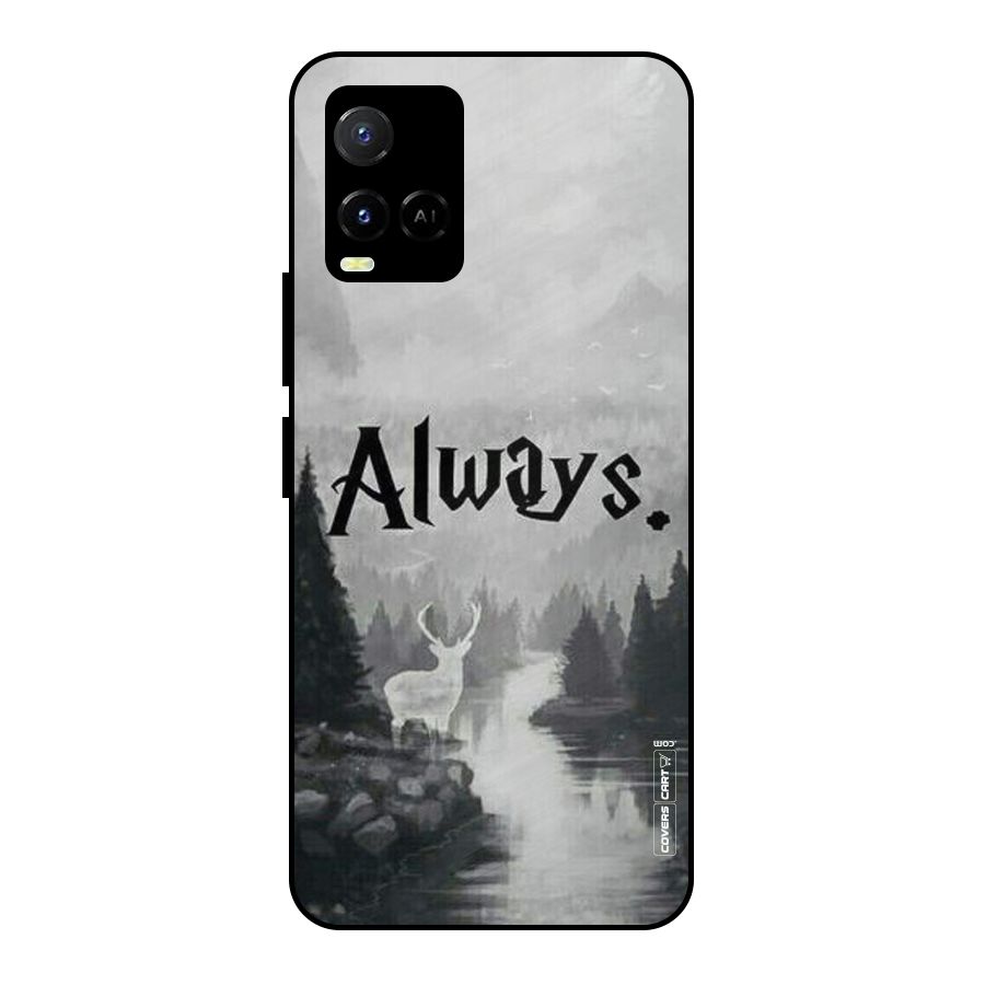 Invisible Deer Metal Back Case for Vivo Y21