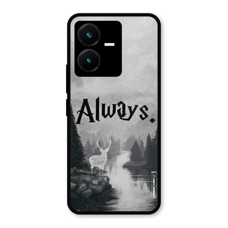 Invisible Deer Metal Back Case for Vivo Y22
