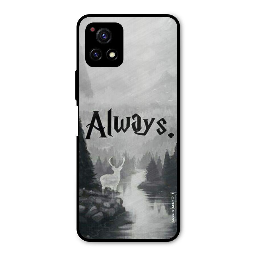 Invisible Deer Metal Back Case for Vivo Y72 5G