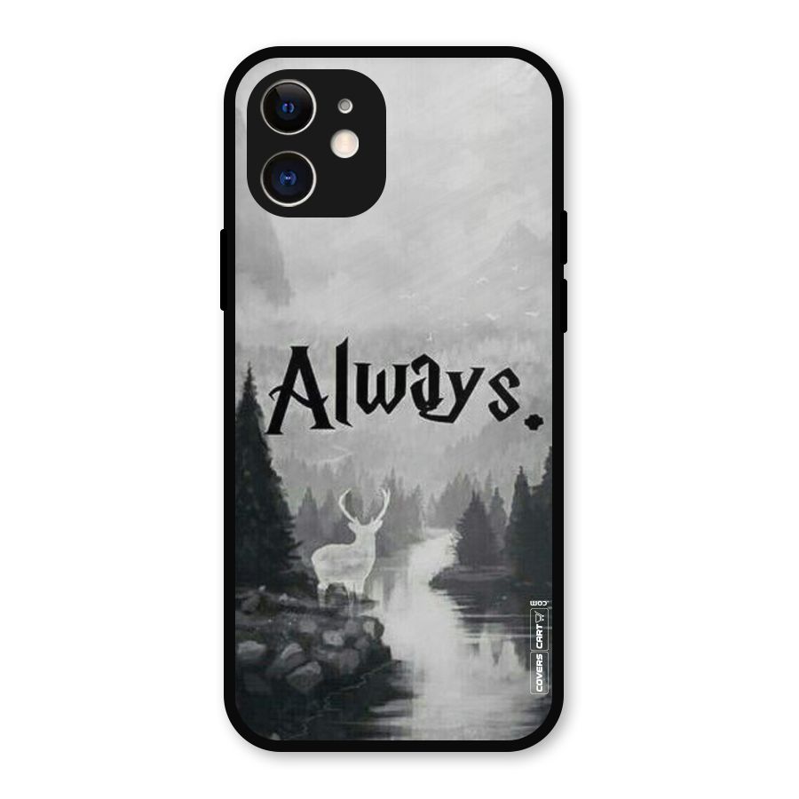 Invisible Deer Metal Back Case for iPhone 12