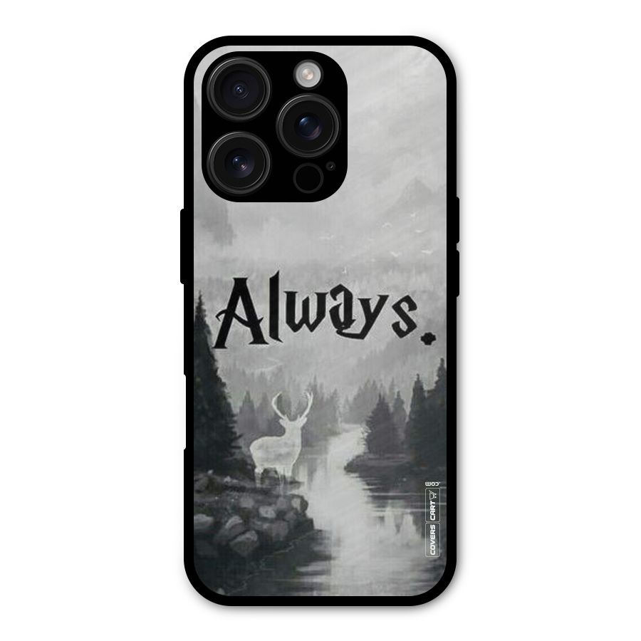 Invisible Deer Metal Back Case for iPhone 16 Pro