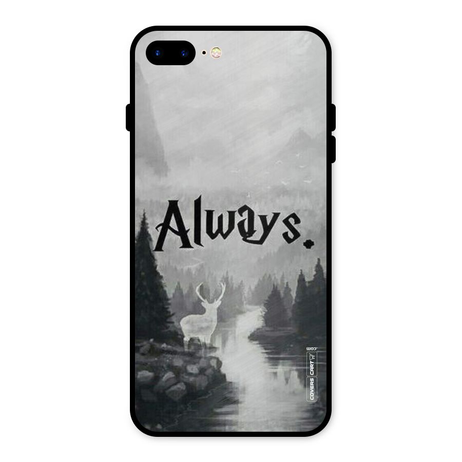 Invisible Deer Metal Back Case for iPhone 8 Plus