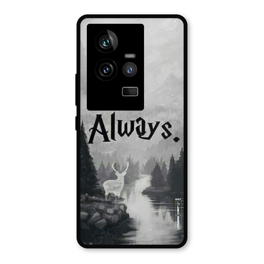 Invisible Deer Metal Back Case for iQOO 11 5G