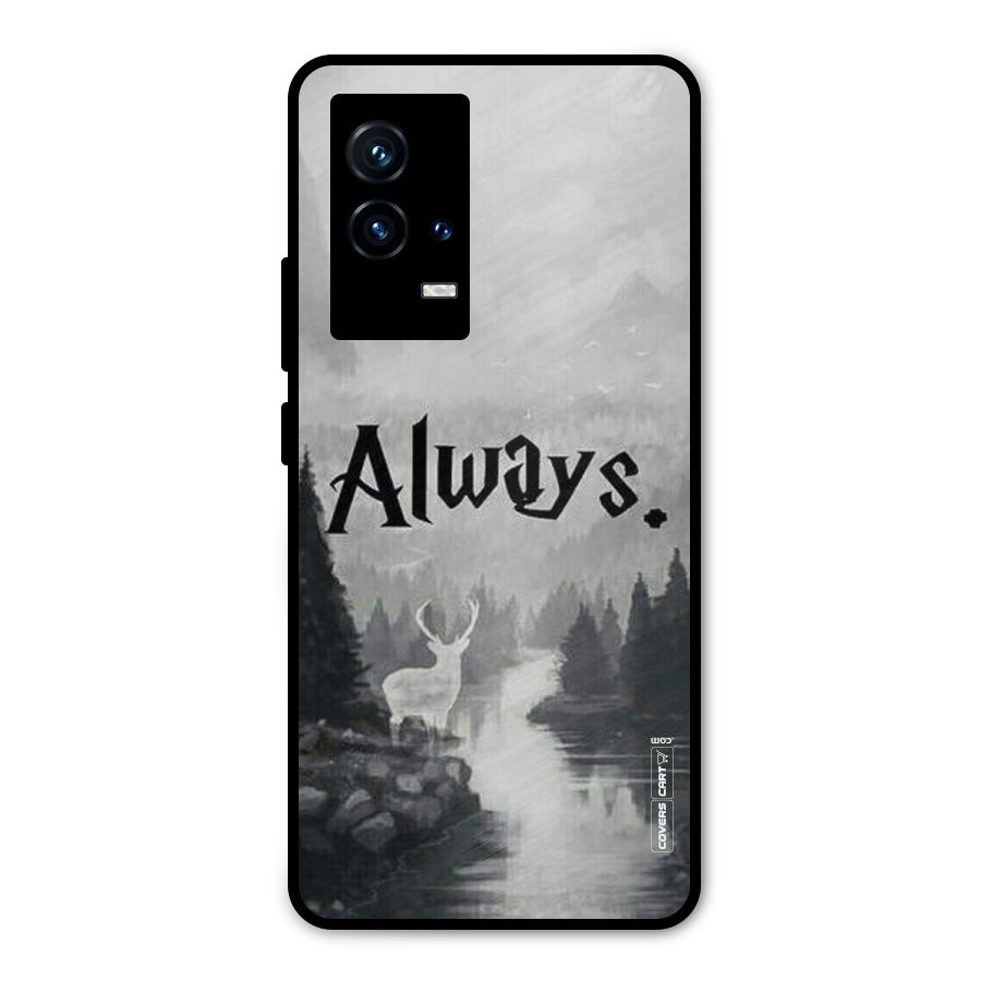 Invisible Deer Metal Back Case for iQOO 9 5G
