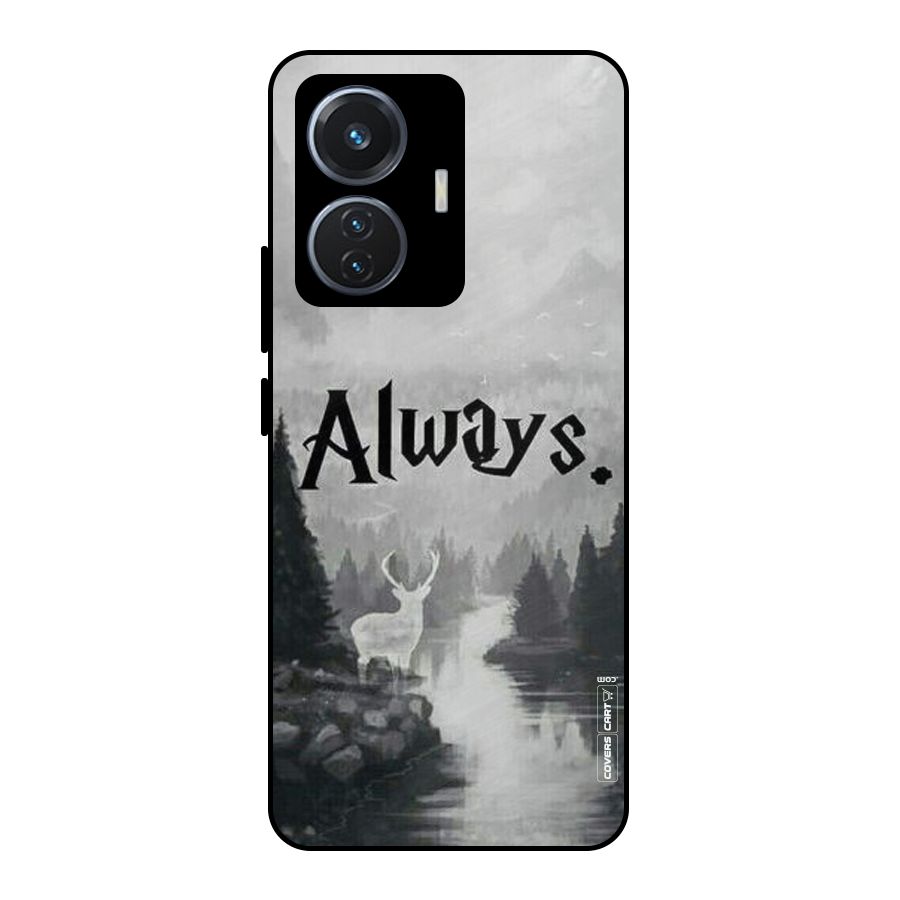 Invisible Deer Metal Back Case for iQOO Z6 44W