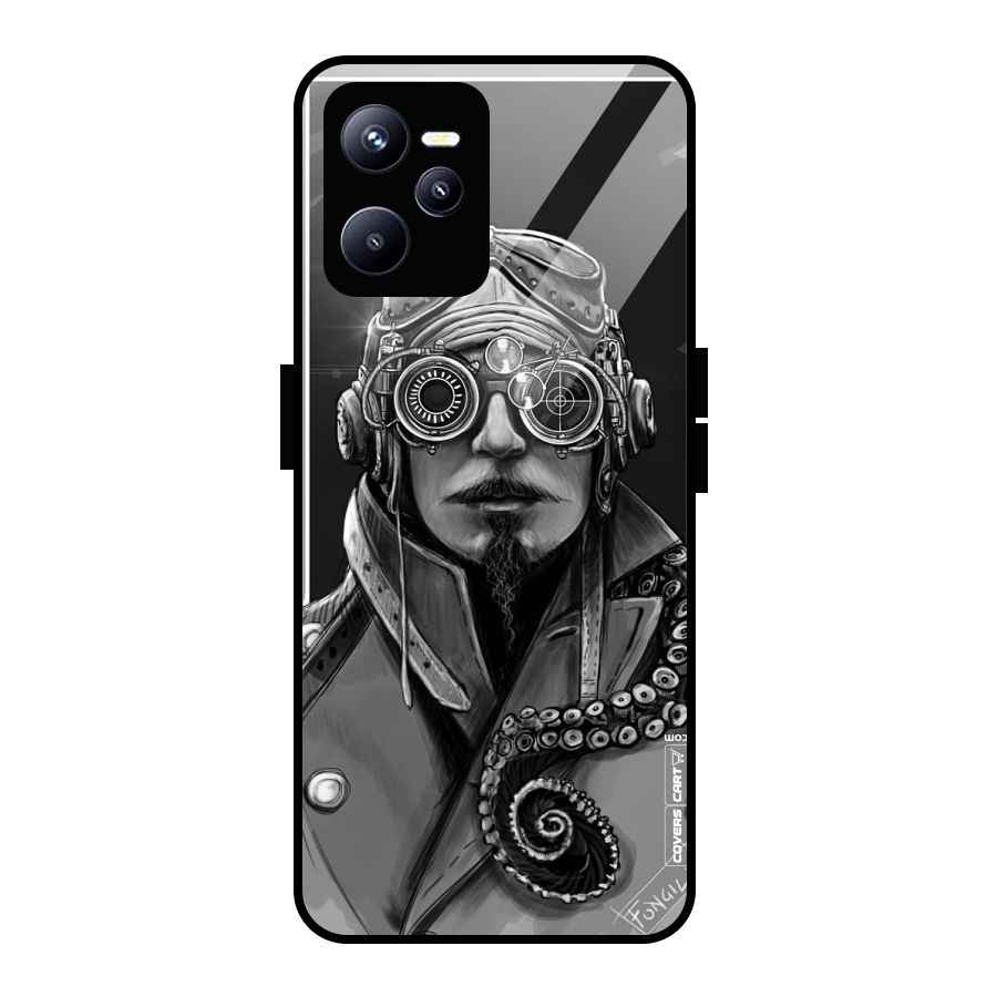 Ismaele Artwork Glass Back Case for Realme C35