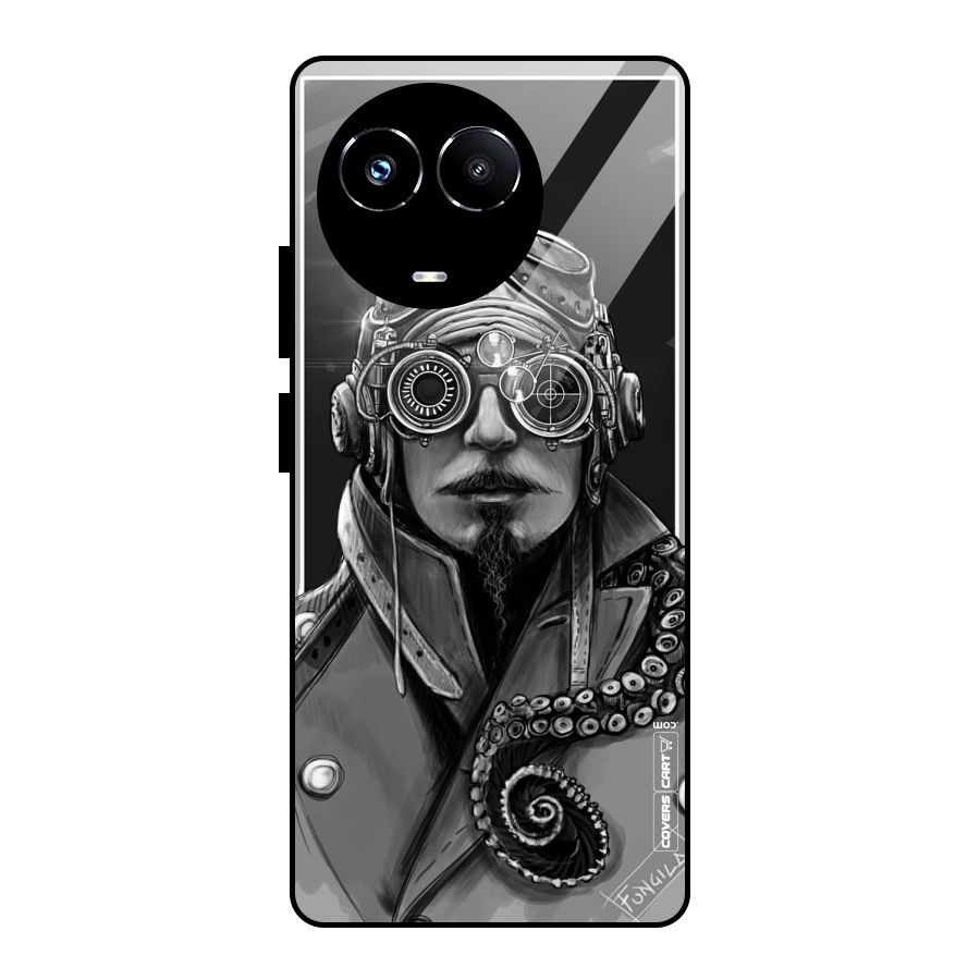 Ismaele Artwork Glass Back Case for Realme Narzo 60X