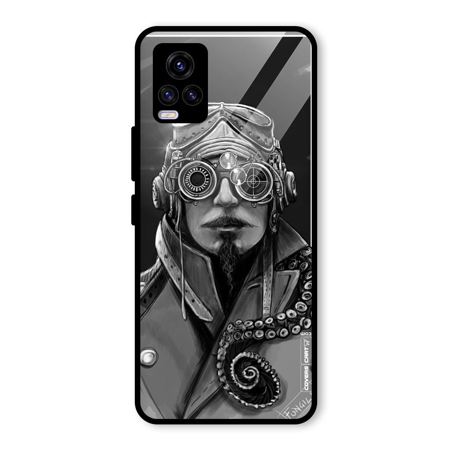 Ismaele Artwork Glass Back Case for Vivo V20 2021
