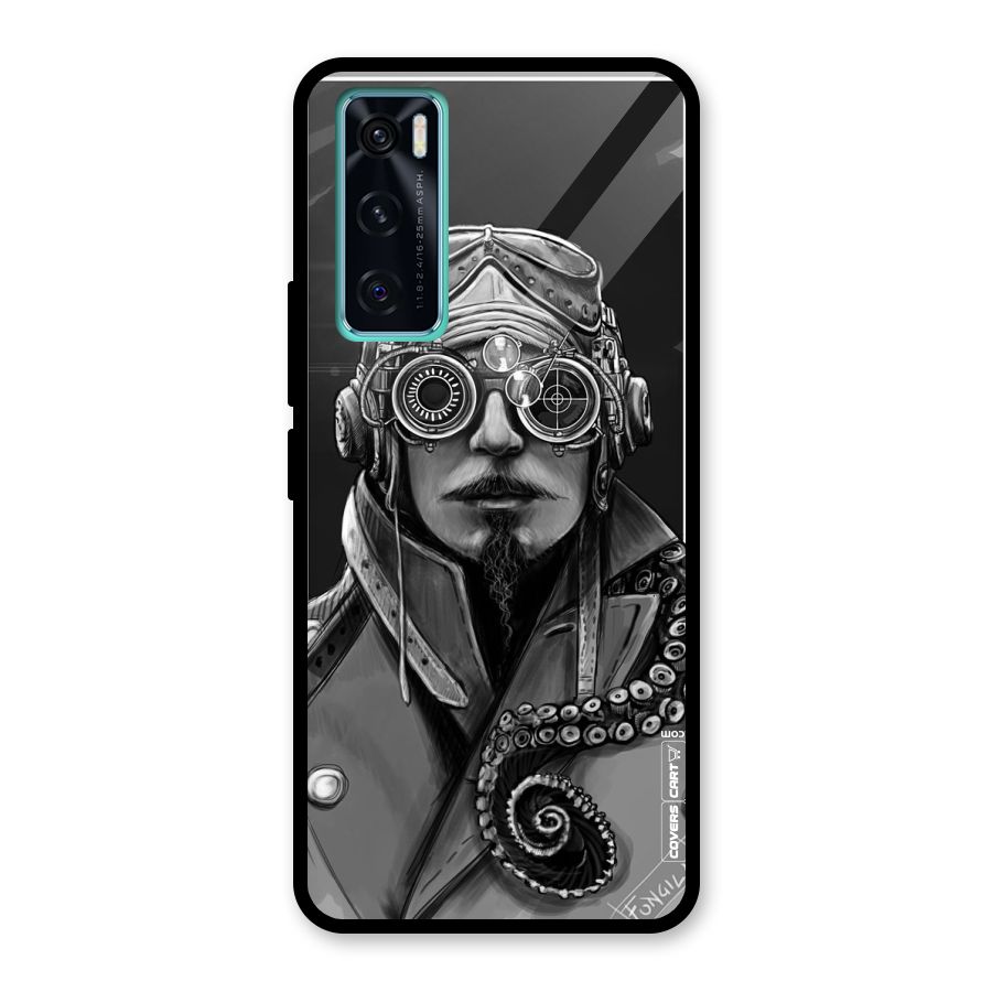 Ismaele Artwork Glass Back Case for Vivo V20 SE