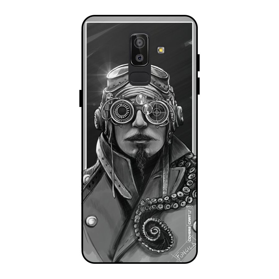 Ismaele Artwork Metal Back Case for Galaxy J8