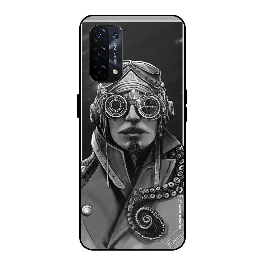Ismaele Artwork Metal Back Case for Oppo A74 5G
