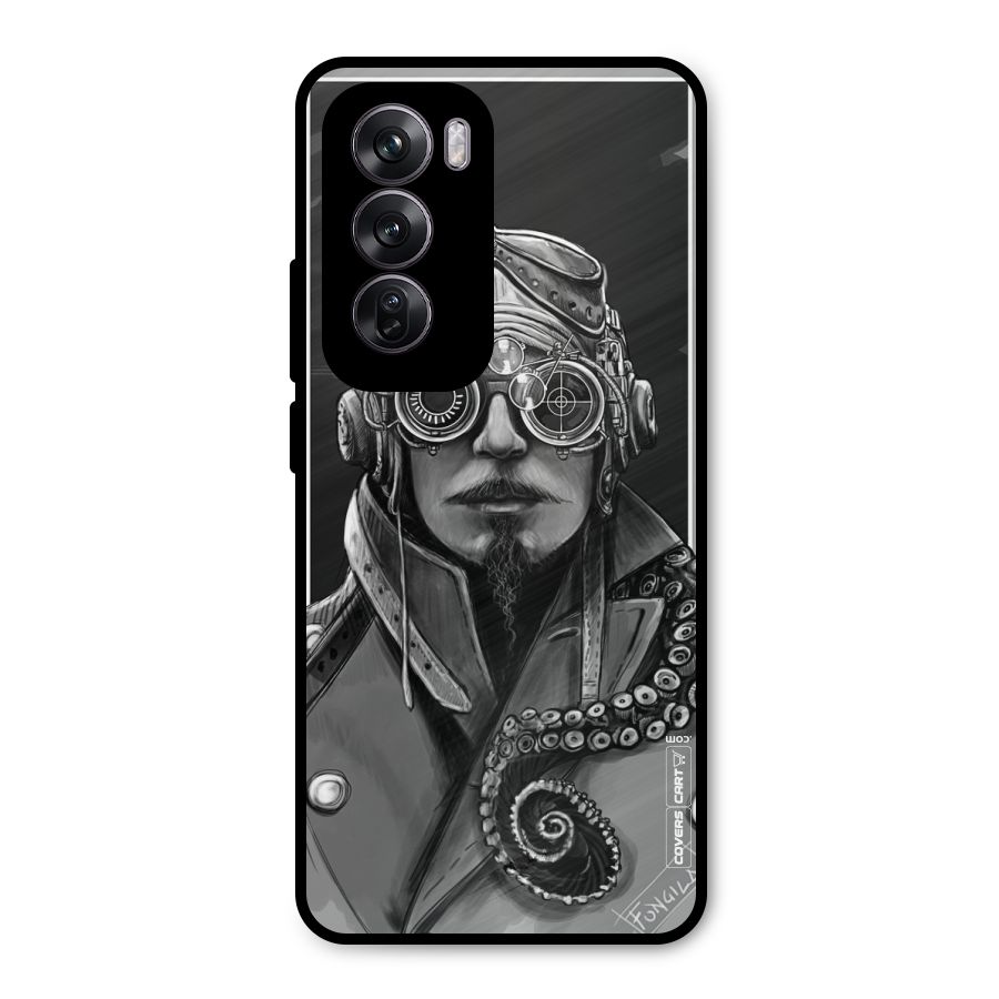 Ismaele Artwork Metal Back Case for Oppo Reno12 Pro
