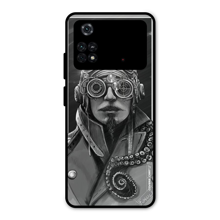 Ismaele Artwork Metal Back Case for Poco M4 Pro 4G