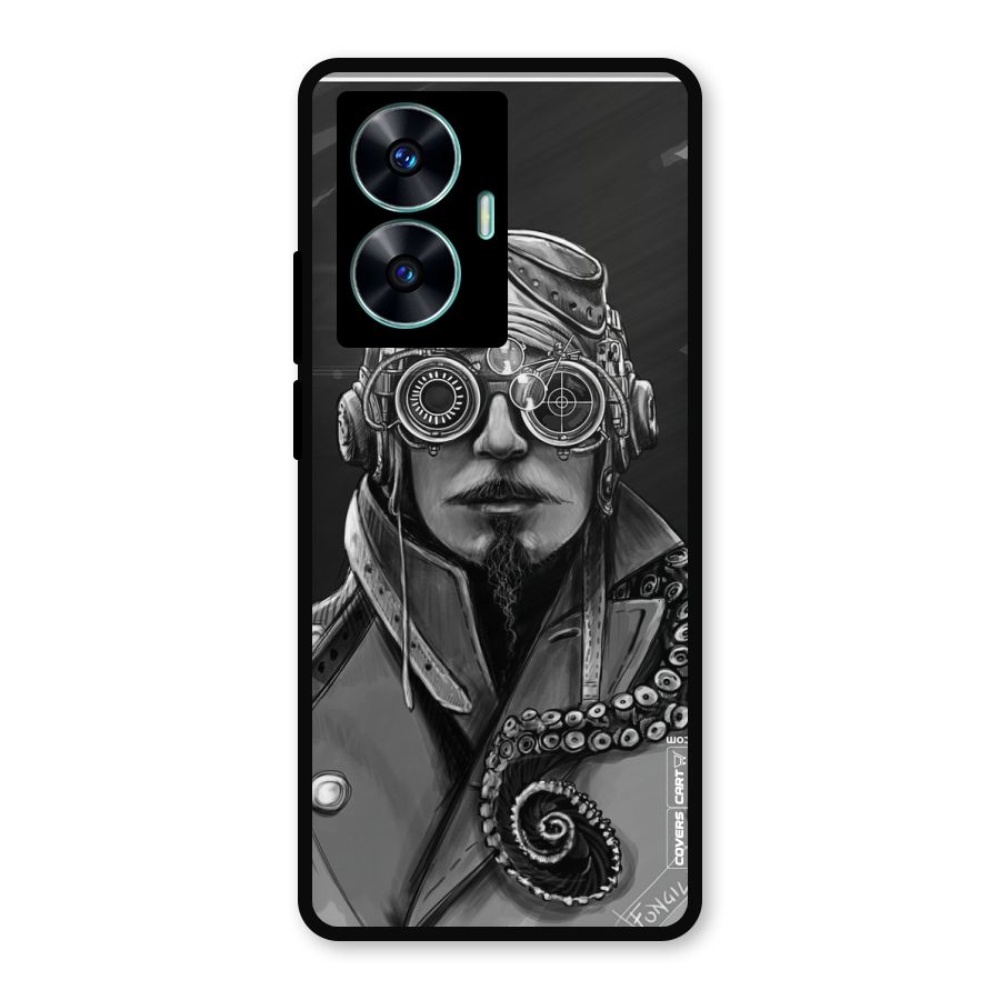 Ismaele Artwork Metal Back Case for Realme Narzo N55