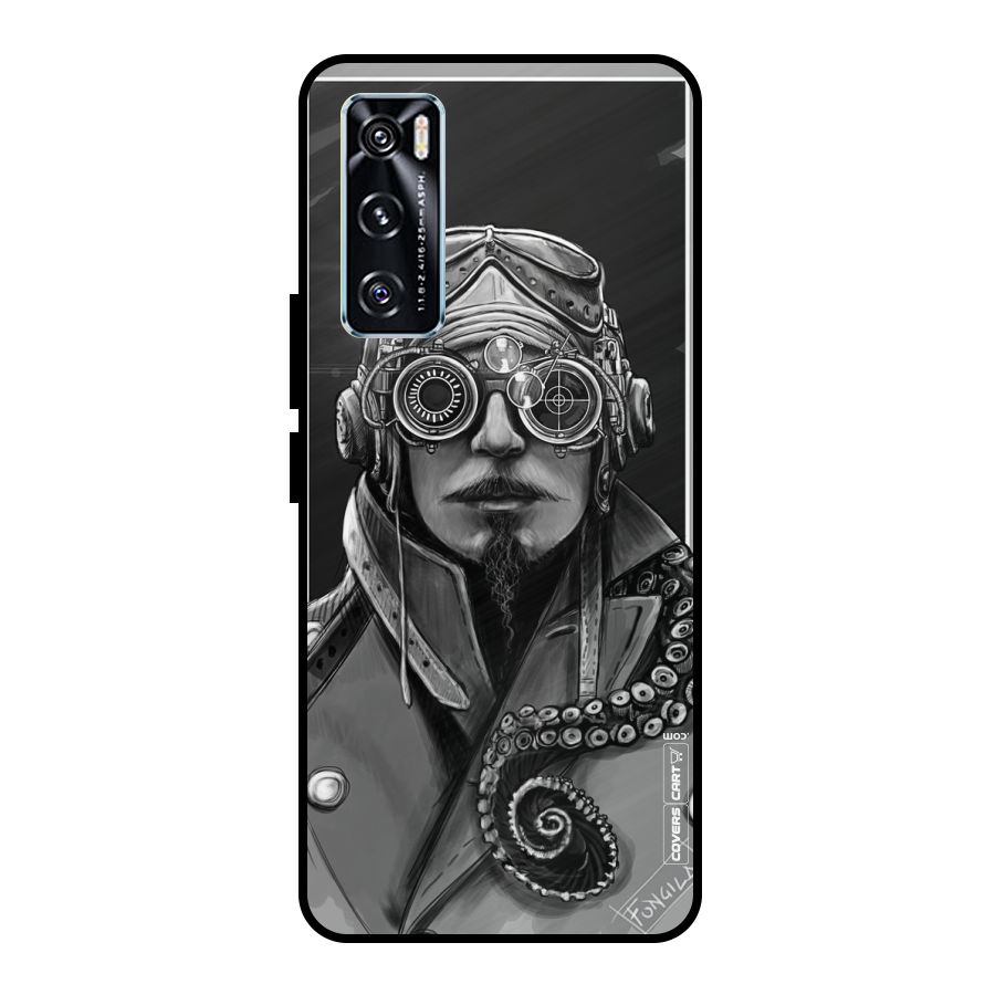 Ismaele Artwork Metal Back Case for Vivo V20 SE