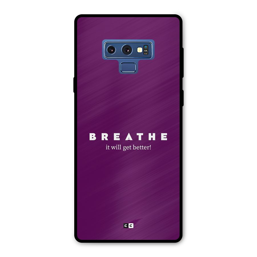 It Will Get Better Metal Back Case for Galaxy Note 9