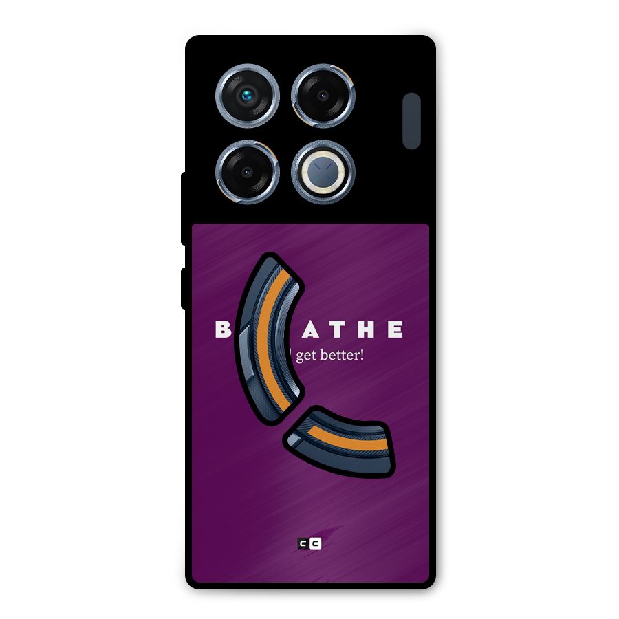It Will Get Better Metal Back Case for Infinix GT 20 Pro