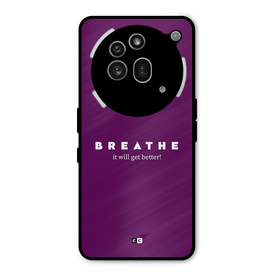 It Will Get Better Metal Back Case for Nothing Phone 3a Pro
