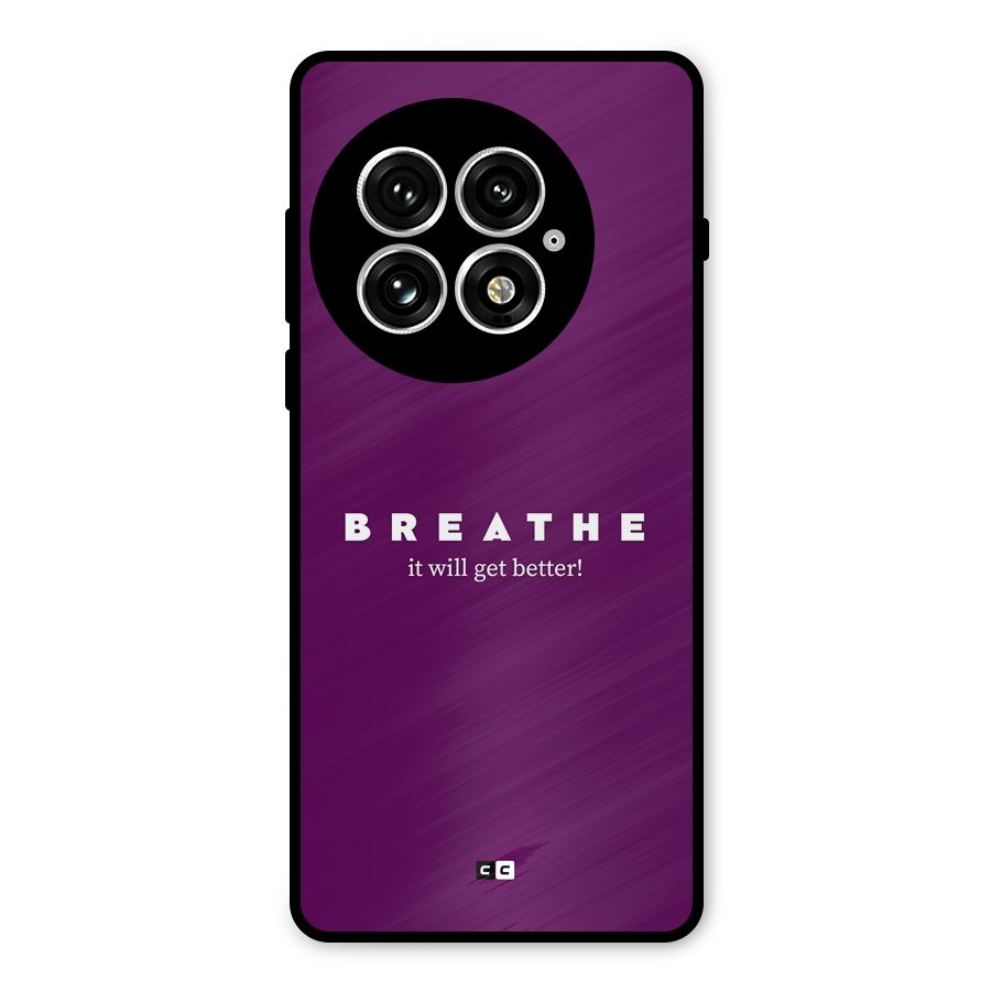 It Will Get Better Metal Back Case for OnePlus 13