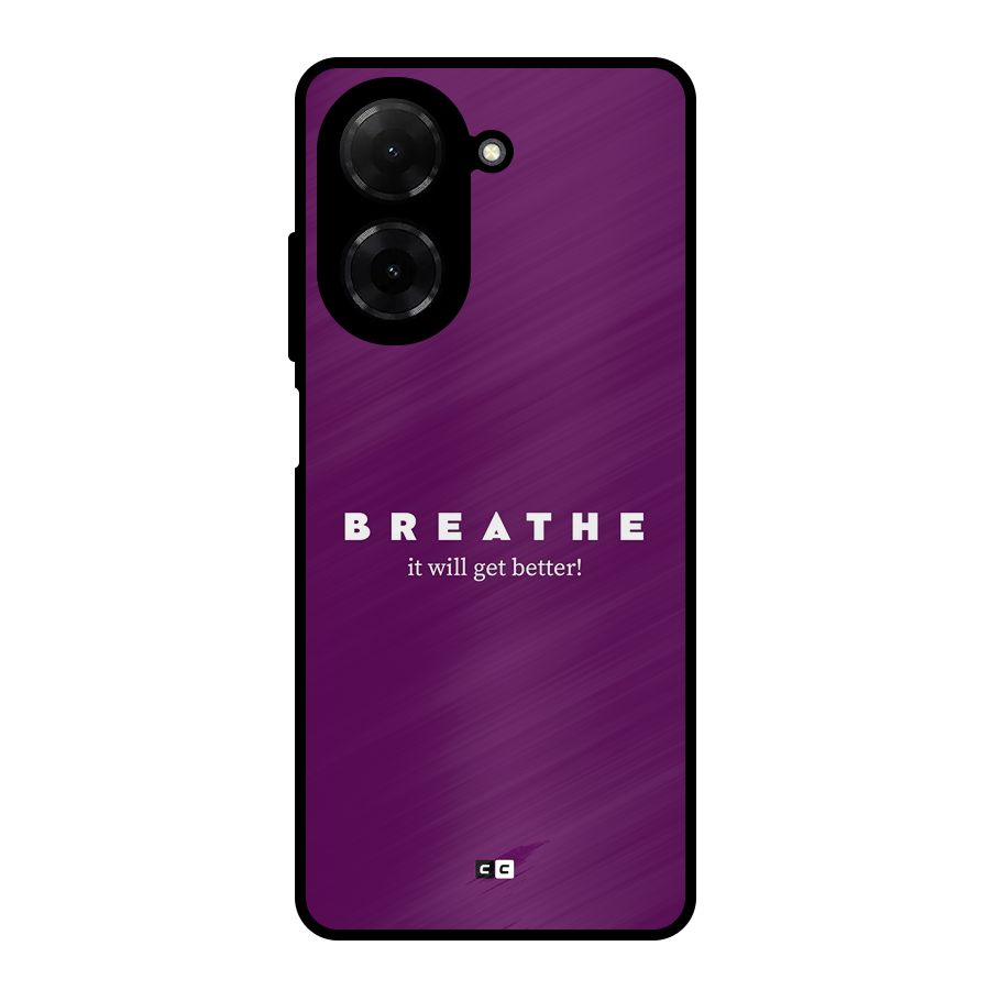 It Will Get Better Metal Back Case for Redmi A5 4G