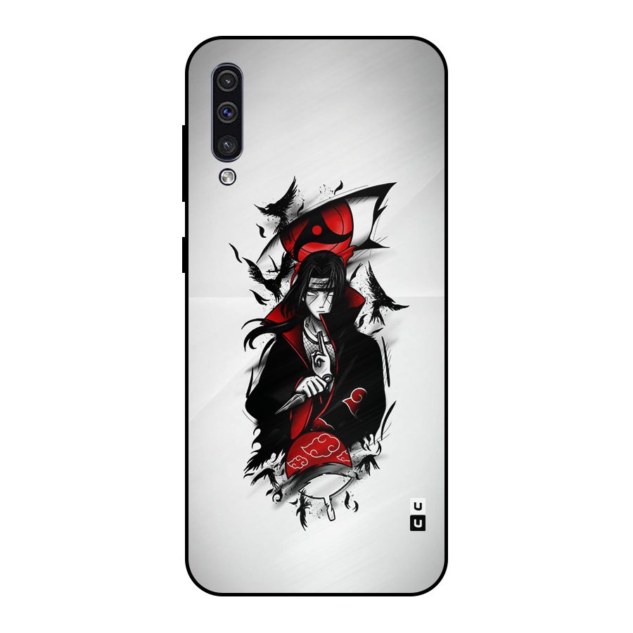 Itachi Combat Metal Back Case for Galaxy A30s