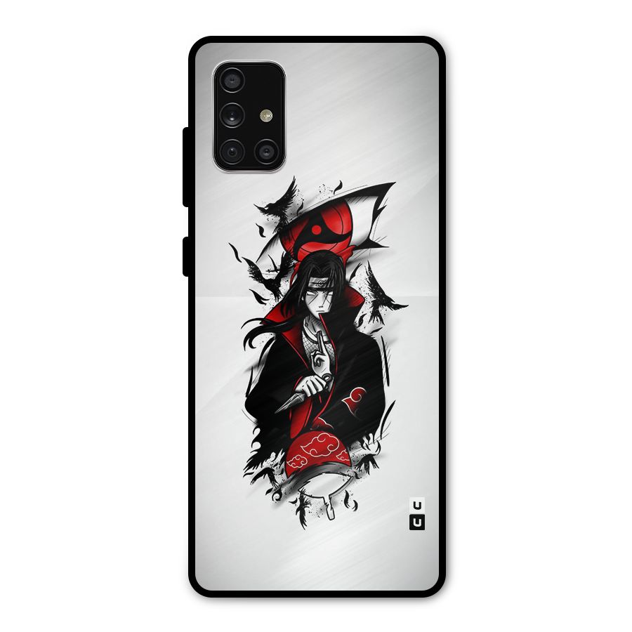 Itachi Combat Metal Back Case for Galaxy A71