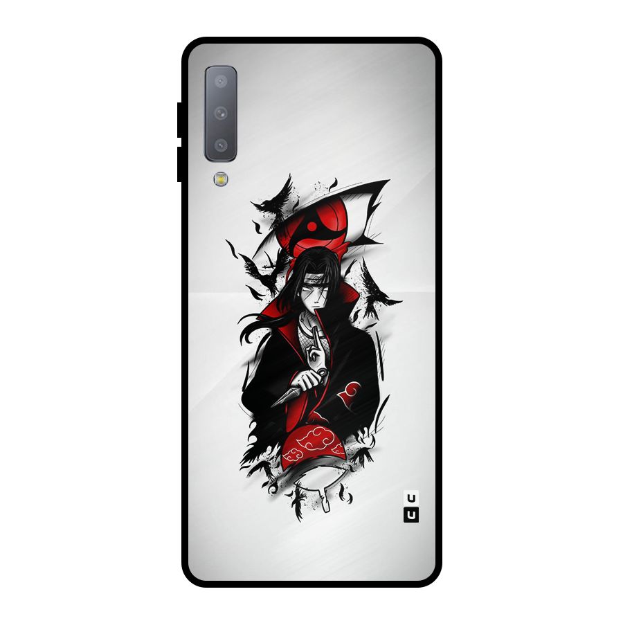 Itachi Combat Metal Back Case for Galaxy A7 (2018)