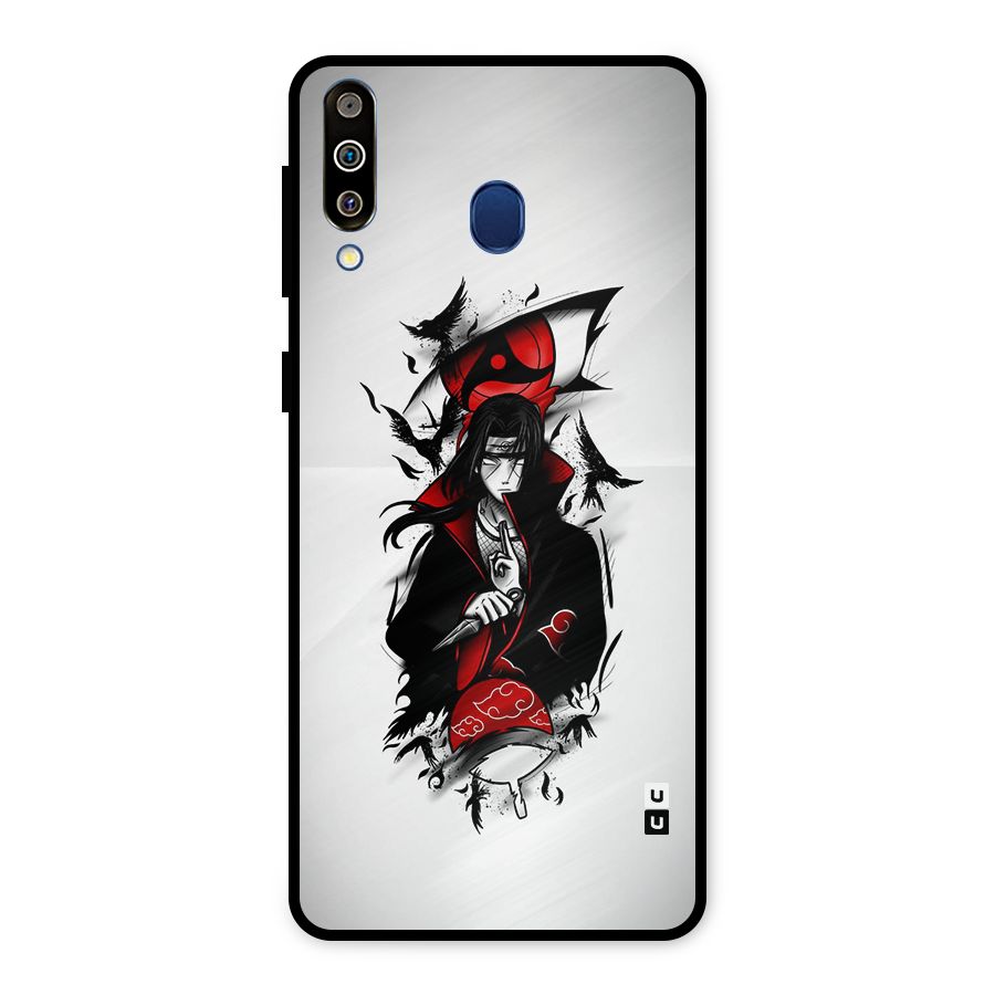 Itachi Combat Metal Back Case for Galaxy M30