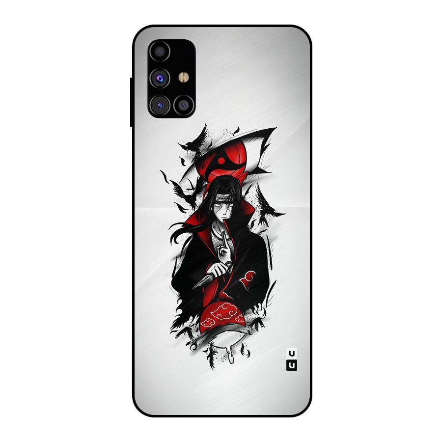 Itachi Combat Metal Back Case for Galaxy M31s