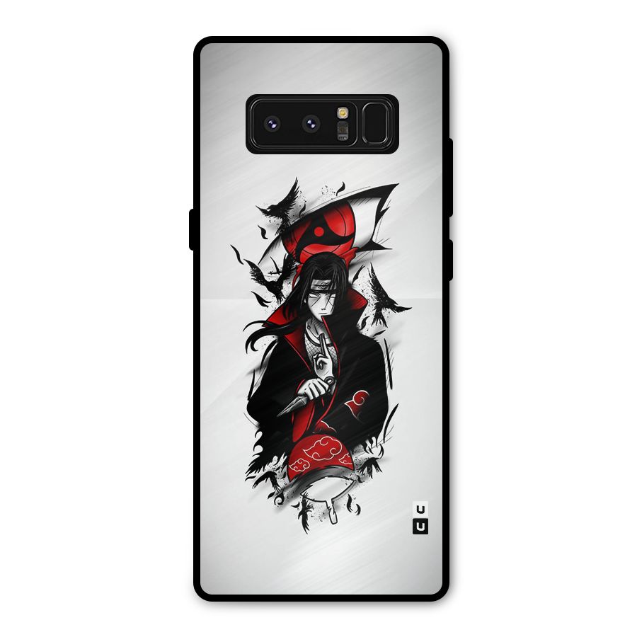 Itachi Combat Metal Back Case for Galaxy Note 8