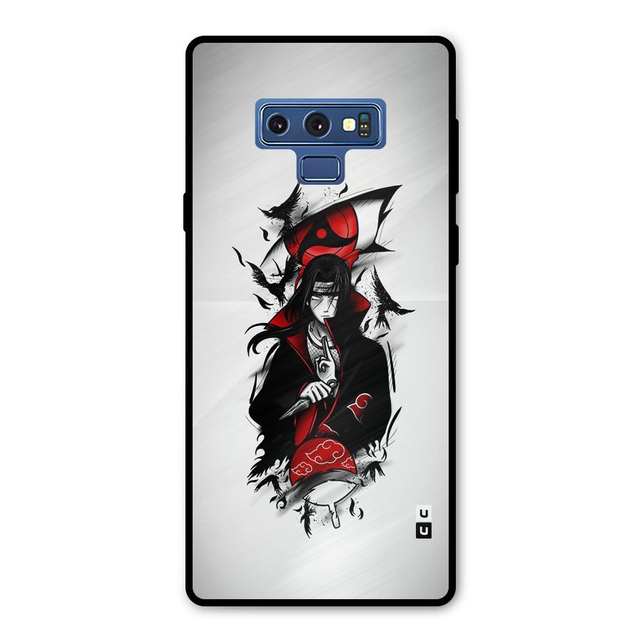 Itachi Combat Metal Back Case for Galaxy Note 9