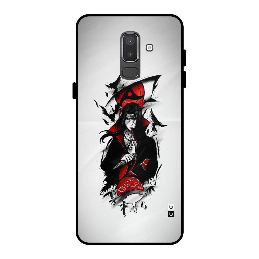 Itachi Combat Metal Back Case for Galaxy On8 (2018)