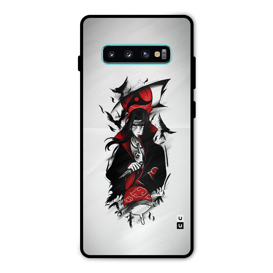 Itachi Combat Metal Back Case for Galaxy S10 Plus