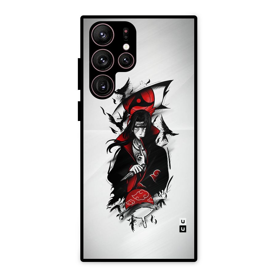 Itachi Combat Metal Back Case for Galaxy S22 Ultra 5G