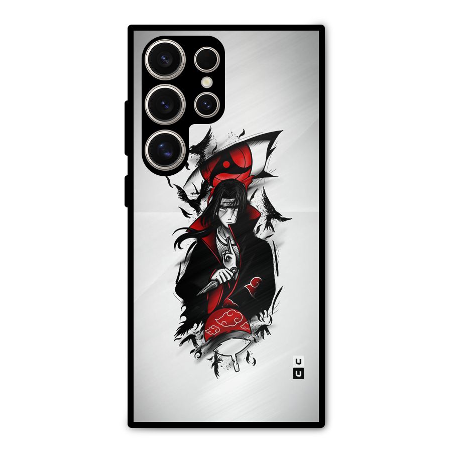 Itachi Combat Metal Back Case for Galaxy S24 Ultra