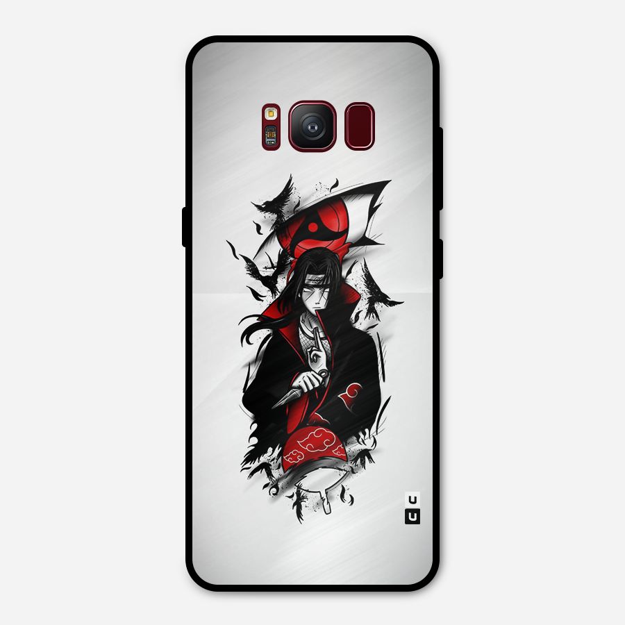 Itachi Combat Metal Back Case for Galaxy S8