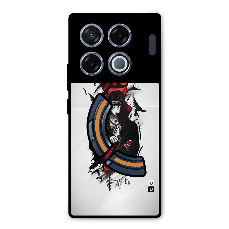 Itachi Combat Metal Back Case for Infinix GT 20 Pro
