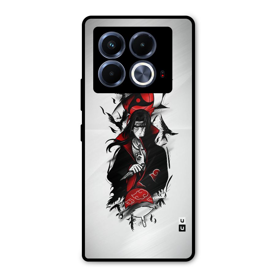 Itachi Combat Metal Back Case for Infinix Note 40 5G